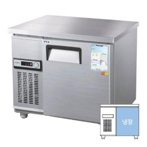 [그랜드우성] 직냉식 보냉 테이블 업소용 올냉장고 900 (폭500) 아날로그 CWS-090DRT, GWS-090DRT