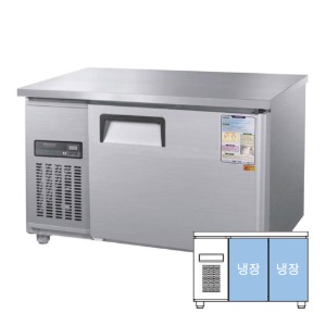 [그랜드우성] 직냉식 보냉 테이블 업소용 올냉장고 1200 (폭500) 디지털 CWSM-120DRT, GWSM-120DRT